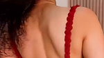 TOO DELICIOUS WIFE MATERIAL RIYA VERMA LUSTY LOOK IN RED BRA AND SAREE VIDEOS 2 2