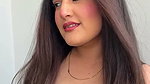 sexy punjabi lady huge tits and cleavage in black dress 2 2