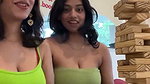 hot desi girls tits and navel in sexy green costume 2 2