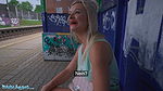 Big Tits Blonde Lily Joy Fucked Behind Train Station