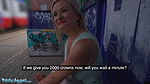 Big Tits Blonde Lily Joy Fucked Behind Train Station