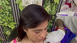 desi mature lady hot breast tatoo in pink bra 2 2