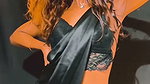 Mrs Kumud Verma Bold SENSUOUS IN Black Bra Saree Seduction Videos 2 3
