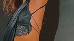 Mrs Kumud Verma Bold SENSUOUS IN Black Bra Saree Seduction Videos 2 3