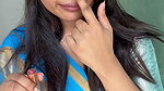 farina_azad sexy navel when saree draping 2 2