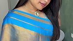 farina_azad sexy navel when saree draping 2 2