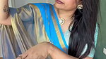 farina_azad sexy navel when saree draping 2 2