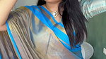farina_azad sexy navel when saree draping 2 2