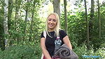British Blonde Amber Deen first time outdoor sex