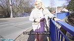 British tourist Gina Varney sucks Czech dick
