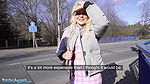 British tourist Gina Varney sucks Czech dick