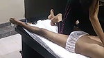 Nepali girl cock massage and handjob to client at spa centre 2