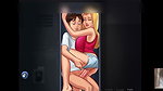Big boobed slutty schoolgirl and I got stucked in the locker