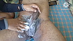 Girlfriend saving his boyfriend cock