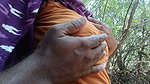 Milk breastfeeding in outdoor forest