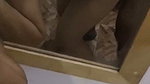 beautiful asian girl fuck infront of mirror