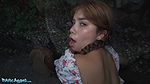 Hot Thief Marina Gold Fucked in the Woods