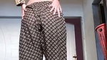 Beautiful alone girl showing heri pussy