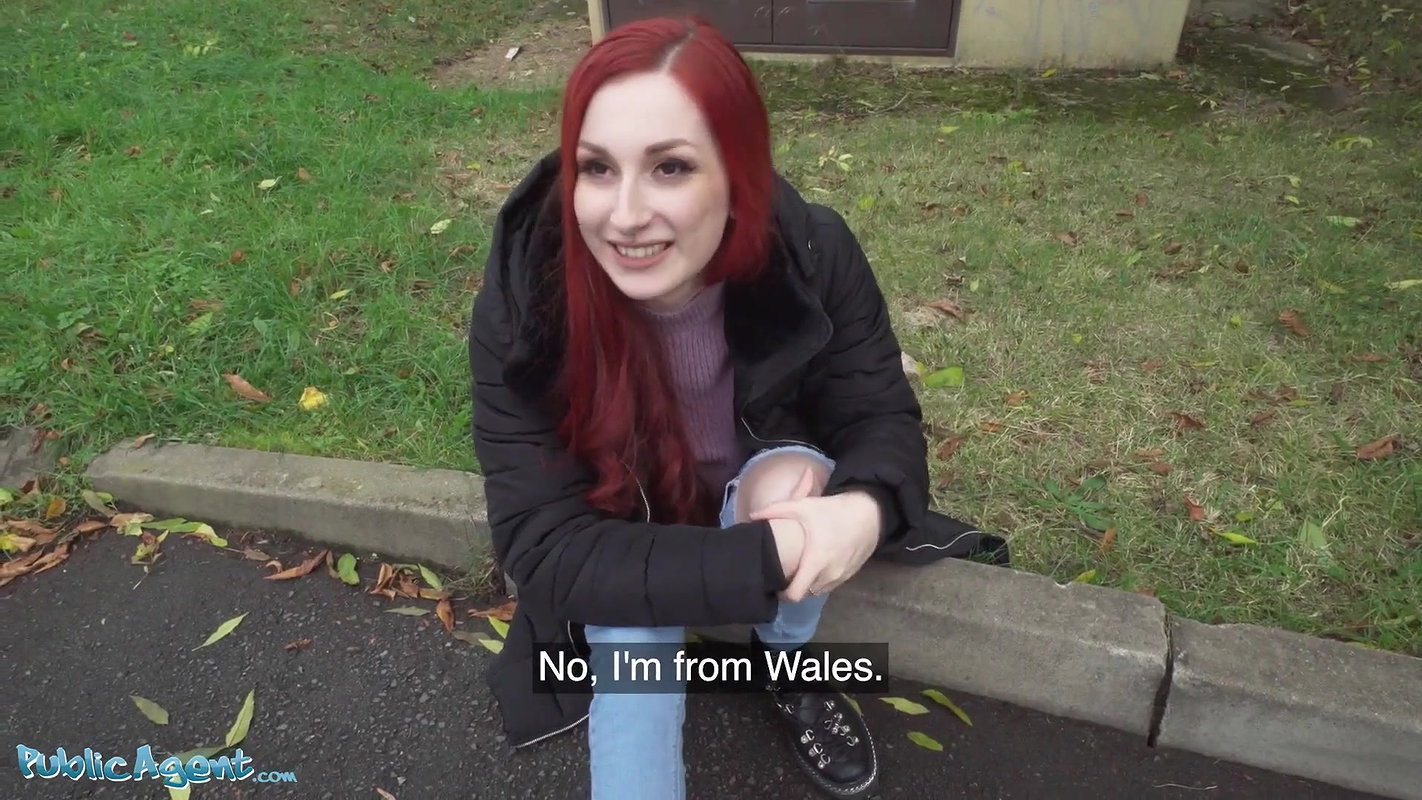 Redhead Brit Shows Off Her Pierced Tits Before Basement Fuck Creampie