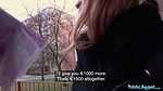 Russian redhead takes cash for sex
