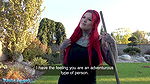 Sabien Demonia gets her big tits out and pussy fucked