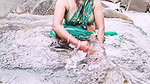 Silk Stepaunty Outdoor Bath Sex in Waterfall Telugu Dirty Talks
