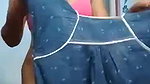 Tamil Wife Wearing Cloths