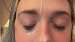 Girlfriend ruins her makeup with BF’s cum
