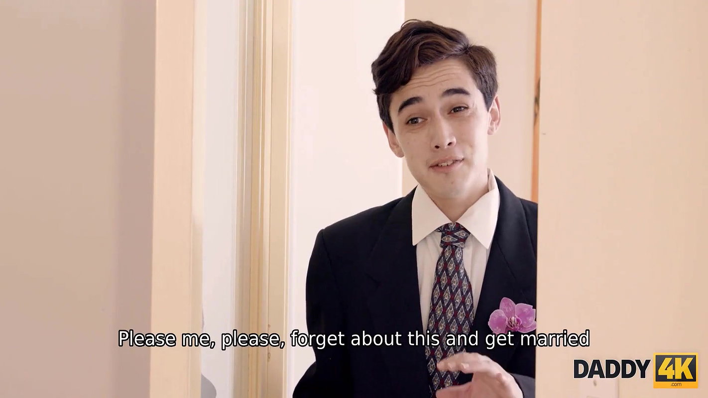 Lucky man satisfies sons lovely bride right in the bedroom