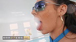 Brazzers – Badass Girls Keira Croft & Diamond Banks Slide Their Asses On Muscular Dude’s Huge Cock
