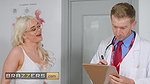 Brazzers – Gorgeous Blonde Gina Varney Swallows Her Doctor’s Big Cock To Show Him Her Drool Problem