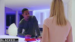 BLACKED BBC-loving Busty Blonde seduces handsome stranger