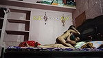 Young village girl riding