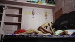 Young village girl riding