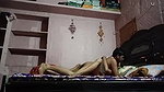 Young village girl riding