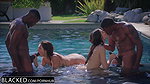 BLACKED First Interracial Foursome For Leah Gotti And Lana Rhodes