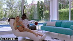 BLACKED Hot Blonde gets the DP of a lifetime by two BBCs