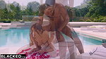 BLACKED Hottie Penelope has secret pool sex with huge BBC
