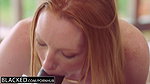 BLACKED Red head wife goes crazy on big black cock