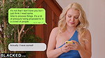 BLACKED Thick hot Blonde Miss Jackson gets a BBC creampie