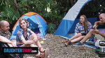DaughterSwap – Stepdads Teach Their Cute Stepdaughters How To Satisfy Men While Camping In The Woods