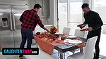 Step Daughters Jasmine Grey & Naomi Blue Bang Their StepDads On Thanksgiving Day Pt.1 – DaughterSwap