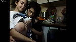 Big Boob Tanker Girl Enjoying With Boyfriend in College Dorm Room
