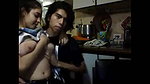 Big Boob Tanker Girl Enjoying With Boyfriend in College Dorm Room