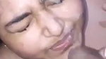 Taking cumshot on face