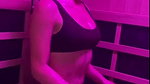 Amanda Cerny Bikini Sauna Stretching OnlyFans Video Leaked