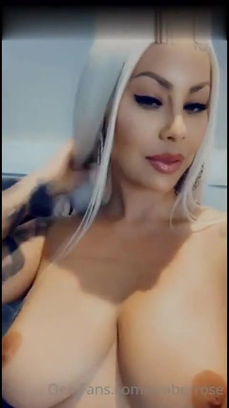 Amber Rose Nude Topless Leaked OnlyFans Video