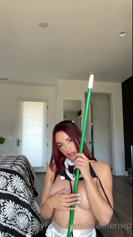 Ana Cheri Sexy Topless Maid Lingerie Video Leaked – OnlyFans