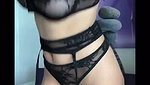 Christina Khalil Boobs See Through Black Lingerie Video Leaked – OnlyFans