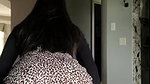 Christina Khalil Leopard Mini Skirt Thong Tease Video Leaked